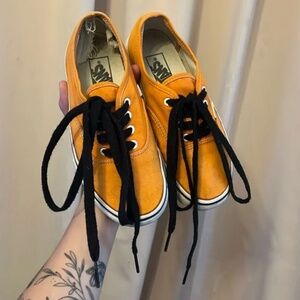 VANS orange and black classic canvas SF GIANTS COLORS